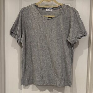Michael Stars Light Heather Grey Crewneck Tee